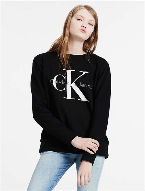 calvin klein sweatshirt damen|calvin klein sweatshirts women's.